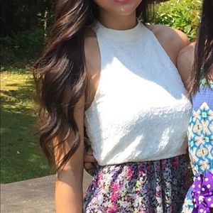 White Crop Top